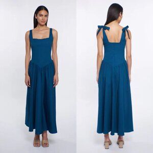 peixoto parker tie midi dress Peixoto | Dresses | Peixoto Parker Tie Midi Dress White Womens Size Medium